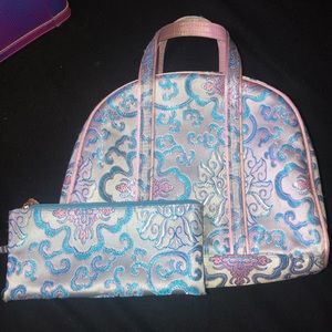 Altair Paris silk bag with Makeup bag